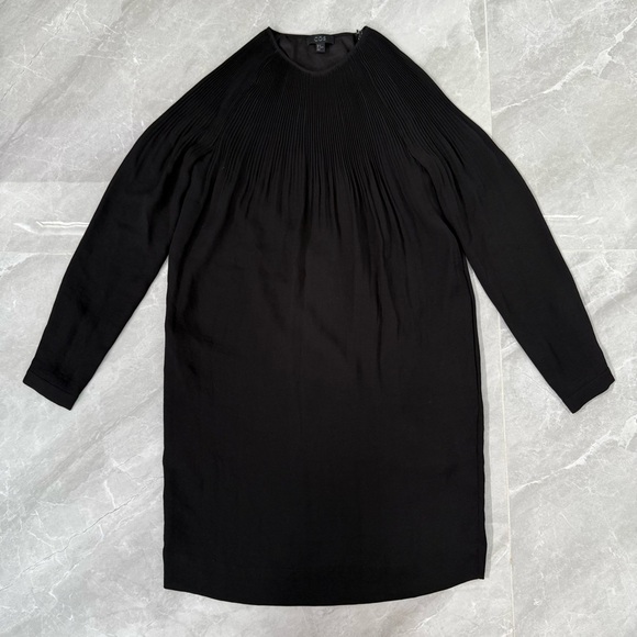 Women’s COS Pleated High Neck Long Sleeve Tunic Dress Size 2 - Picture 2 of 16